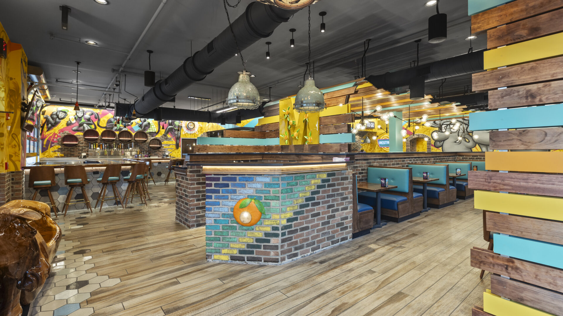 After the construction is complete of the Mellow Mushroom in Ocala, Florida
